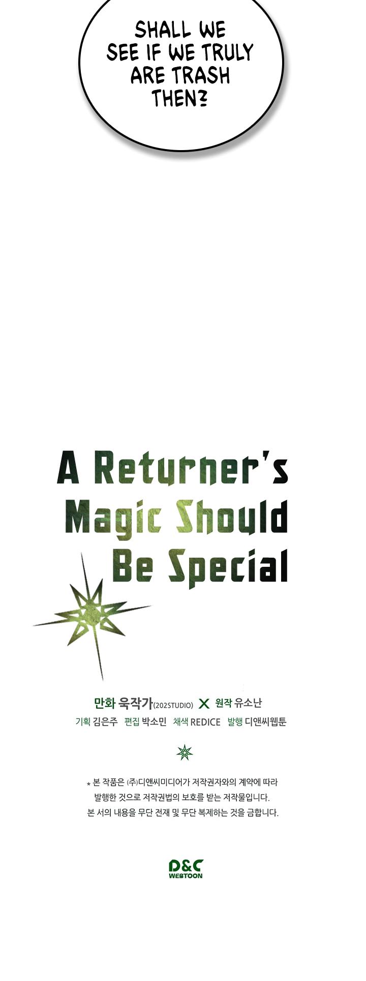 Read A Returner's Magic Should Be Special EN Manga Online
