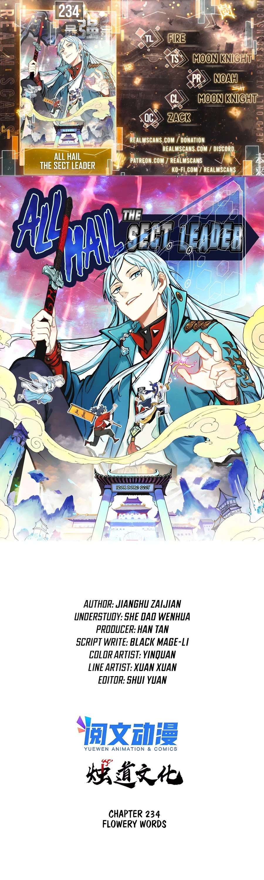 Read All Hail the Sect Leader EN Manga Online