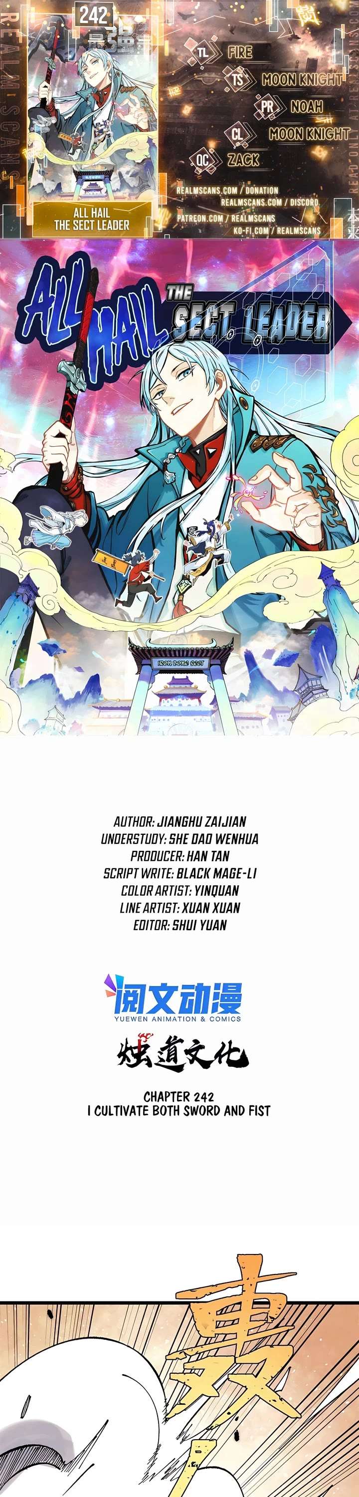 Read All Hail the Sect Leader EN Manga Online