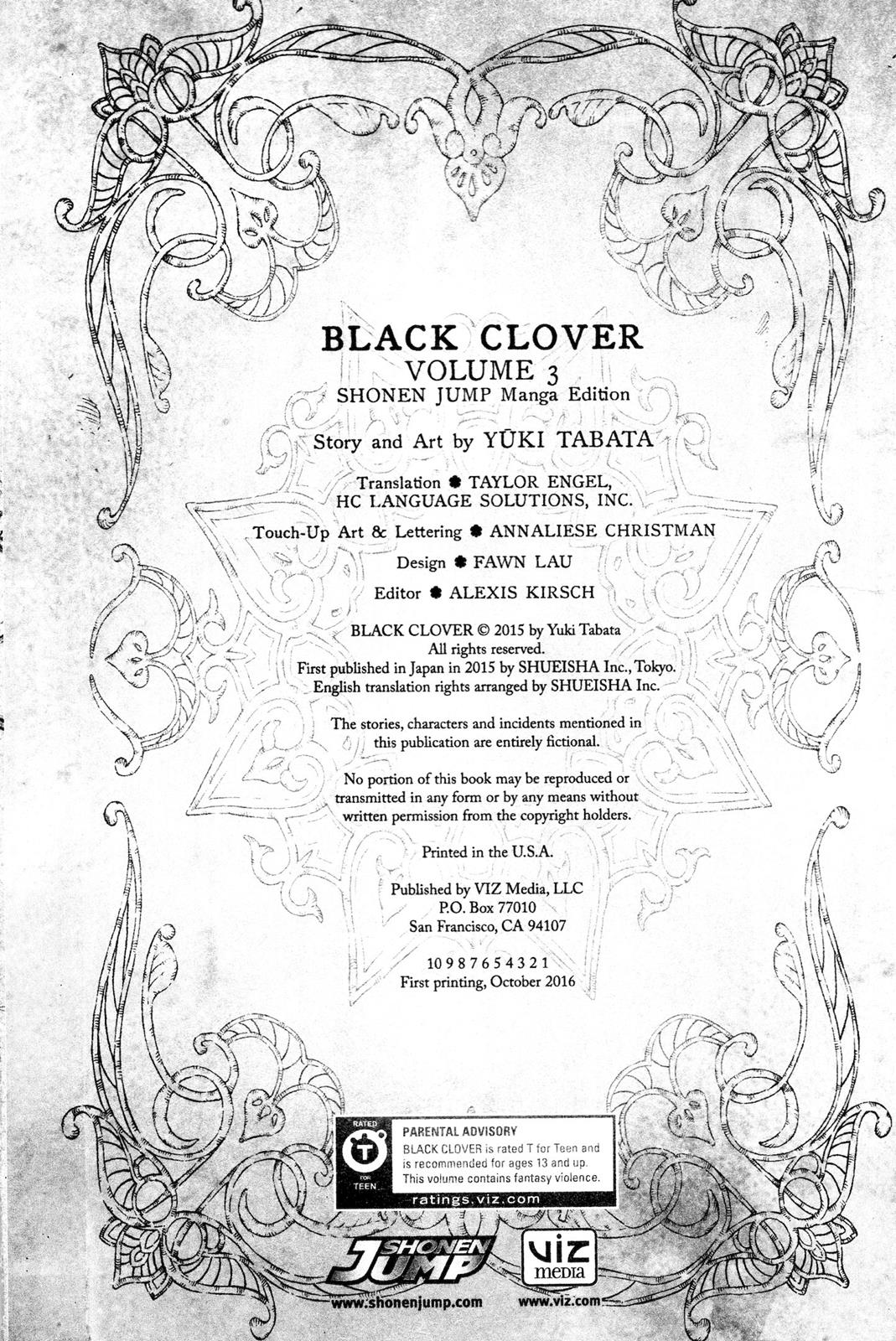 Read Black Clover EN Manga Online
