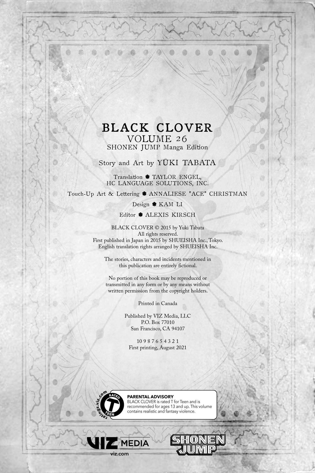 Read Black Clover EN Manga Online