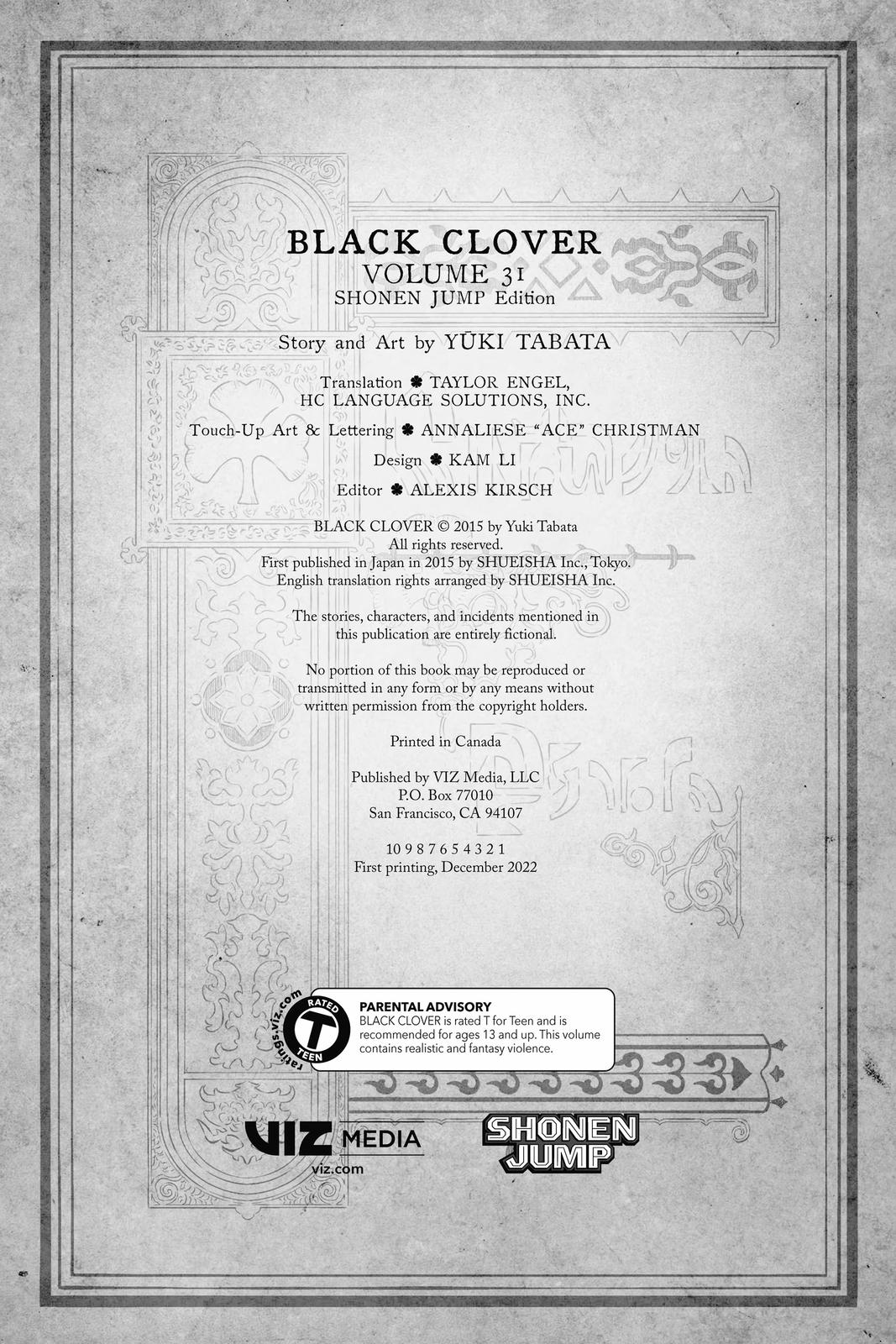 Read Black Clover EN Manga Online