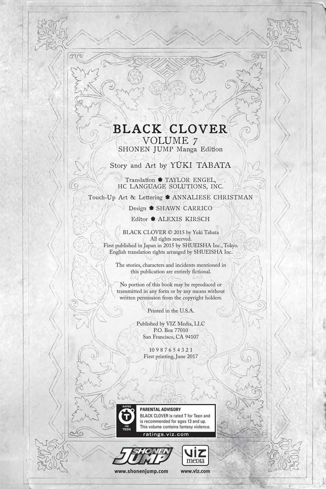 Read Black Clover EN Manga Online