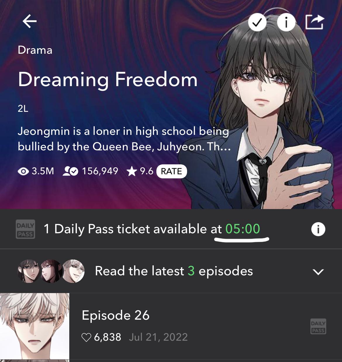 Read Dreaming Freedom EN Manga Online