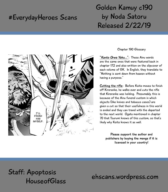 Read Golden Kamuy EN Manga Online