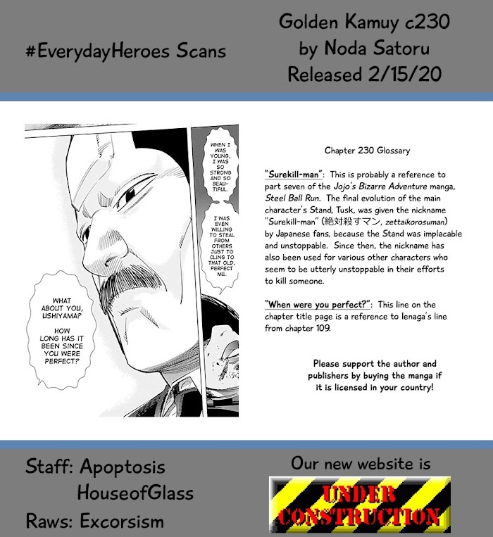 Read Golden Kamuy EN Manga Online