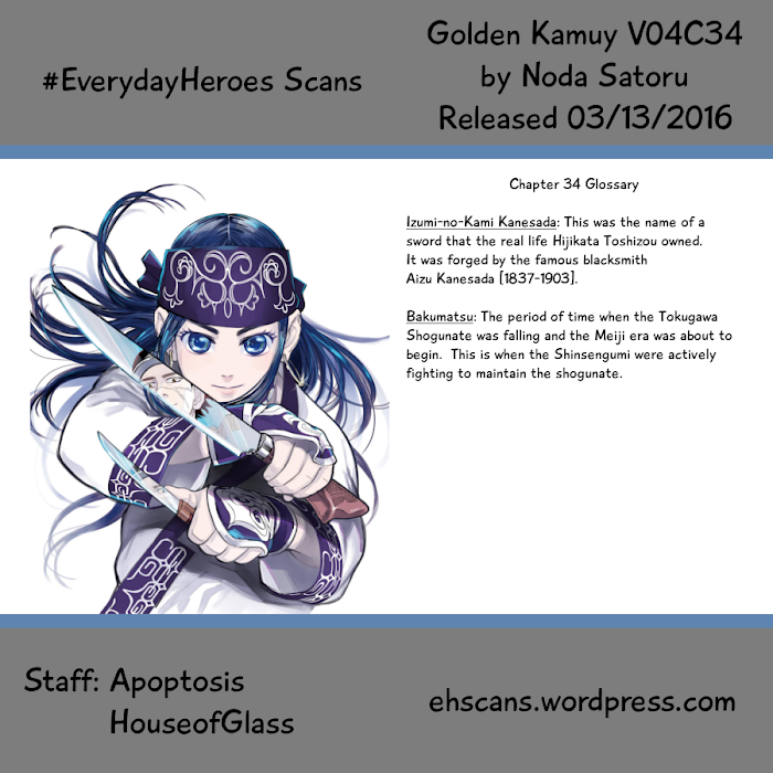 Read Golden Kamuy EN Manga Online