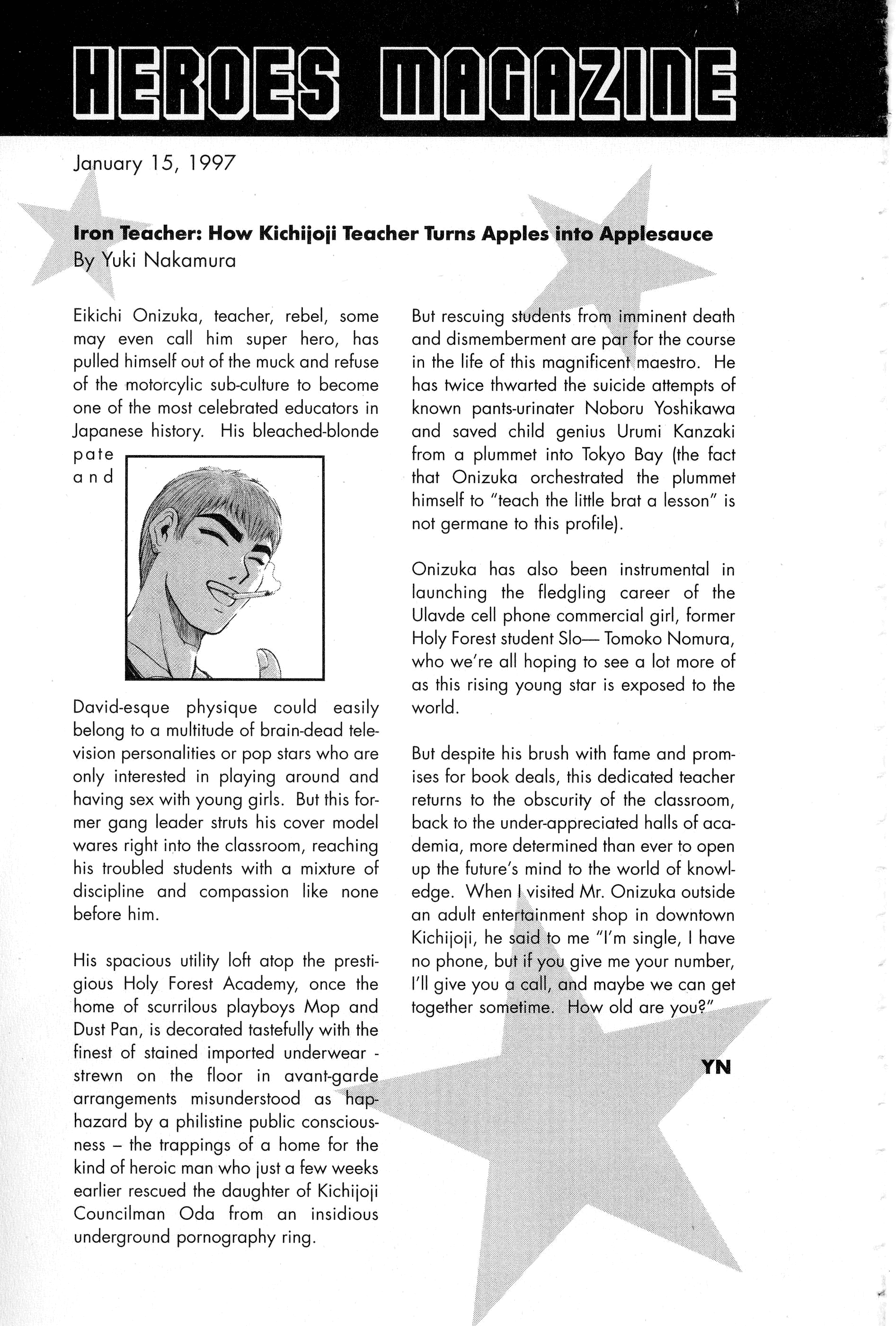 Read Gto EN Manga Online