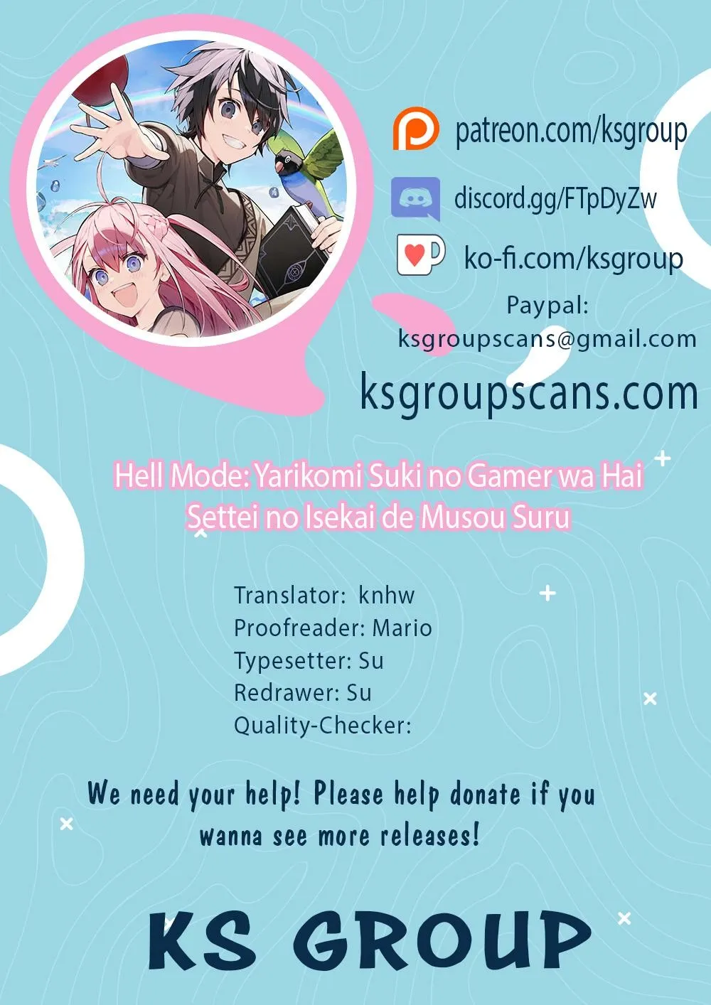 Read Hell Mode ~Yarikomi Suki no Gamer wa Haisettei no Isekai de Musou Suru~ Hajimari no Shoukanshi EN Manga Online