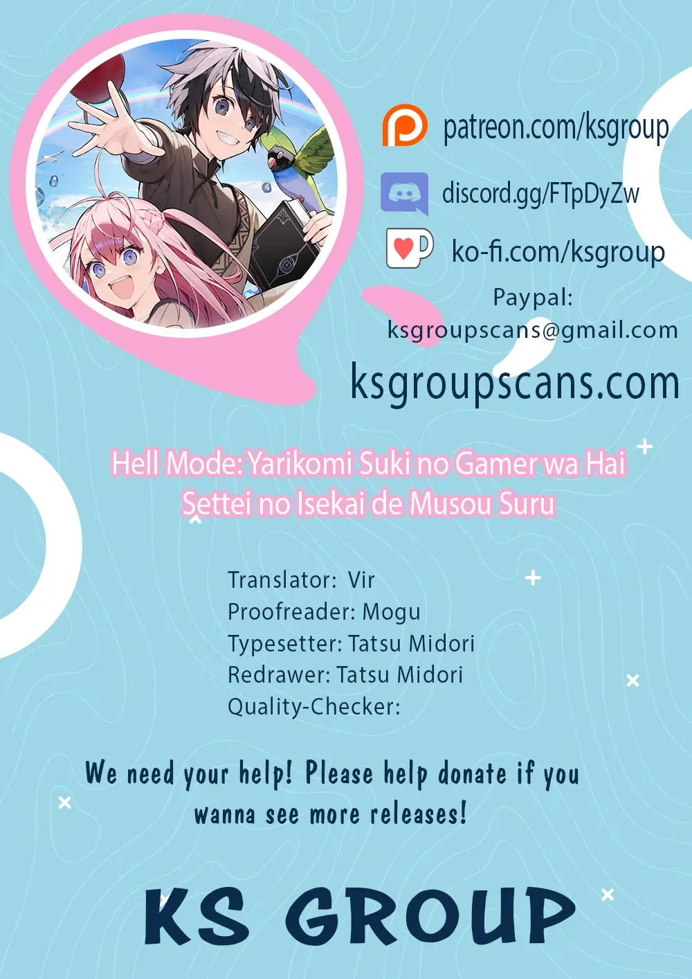 Read Hell Mode ~Yarikomi Suki no Gamer wa Haisettei no Isekai de Musou Suru~ Hajimari no Shoukanshi EN Manga Online