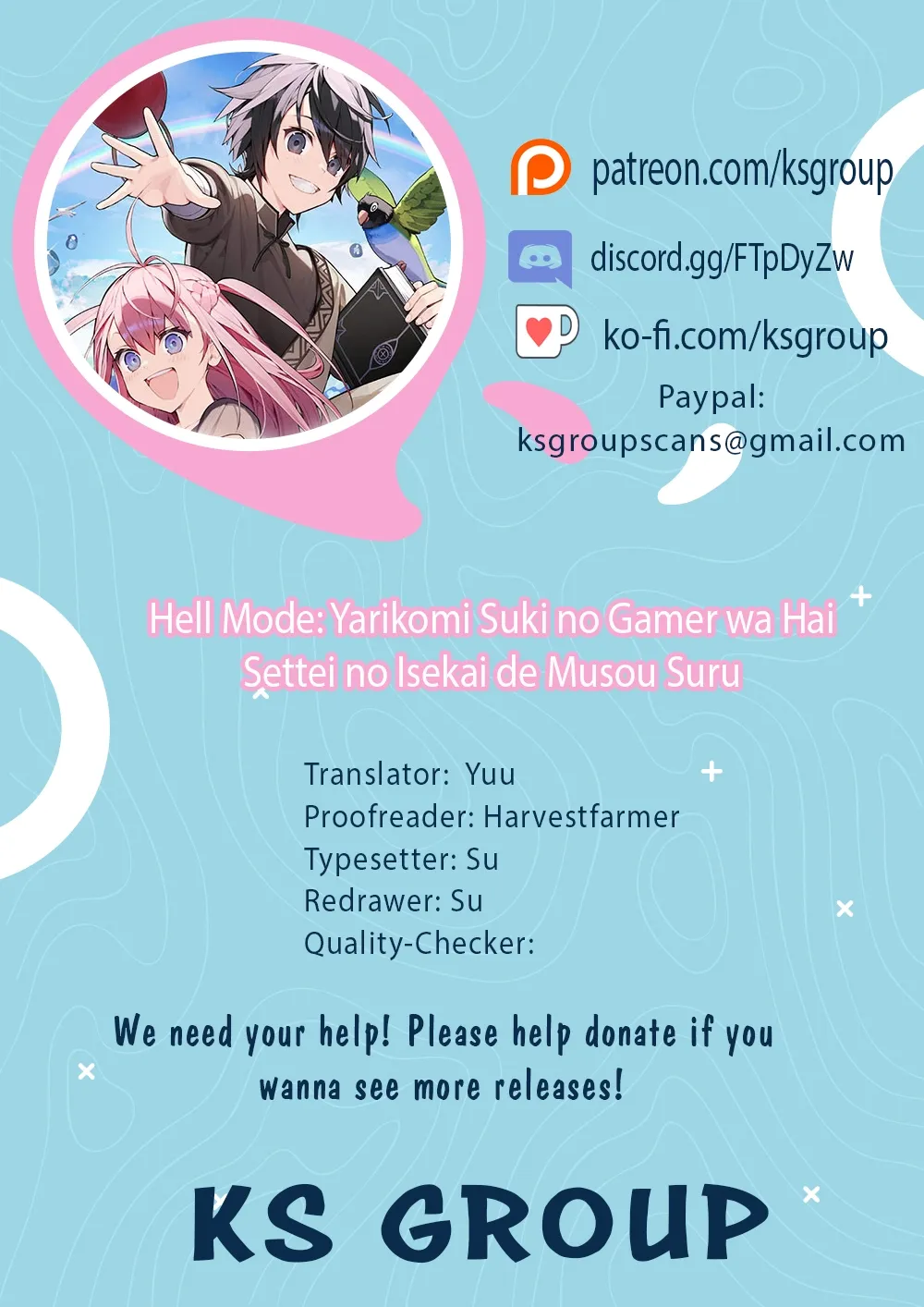 Read Hell Mode ~Yarikomi Suki no Gamer wa Haisettei no Isekai de Musou Suru~ Hajimari no Shoukanshi EN Manga Online