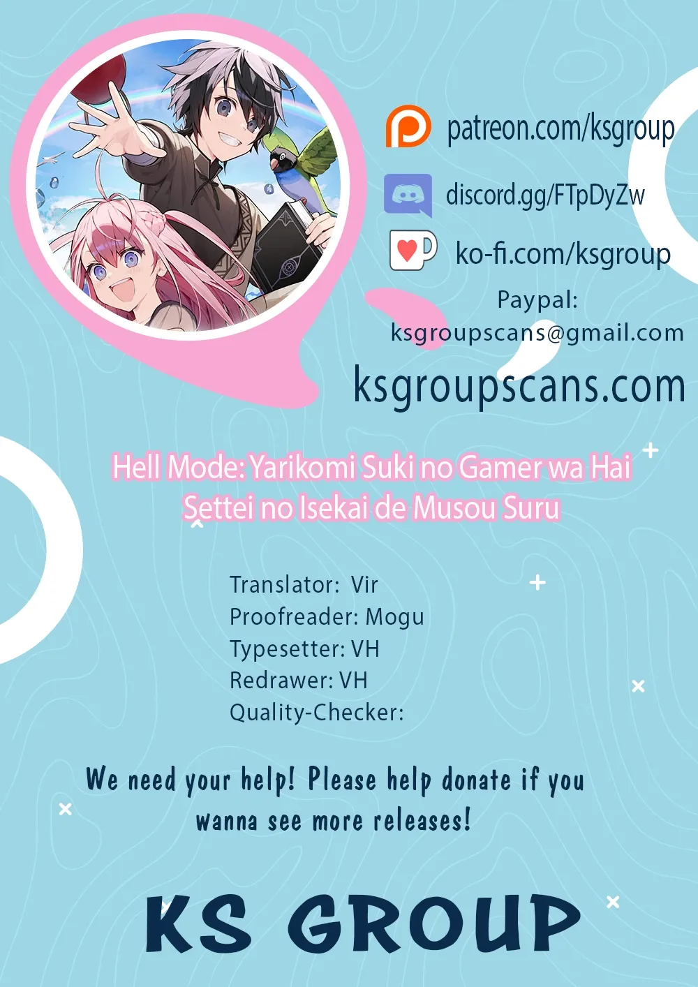 Read Hell Mode ~Yarikomi Suki no Gamer wa Haisettei no Isekai de Musou Suru~ Hajimari no Shoukanshi EN Manga Online