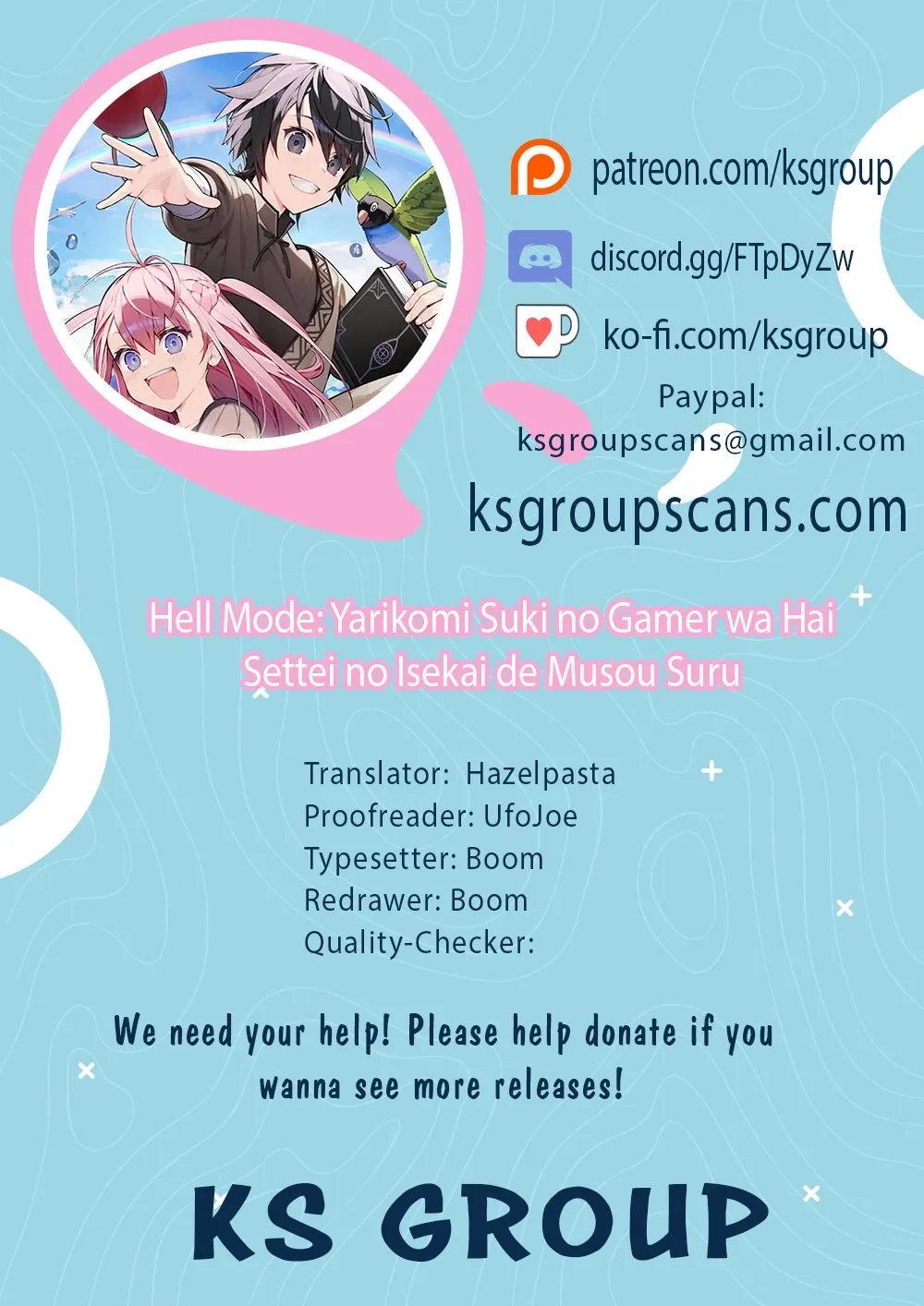 Read Hell Mode ~Yarikomi Suki no Gamer wa Haisettei no Isekai de Musou Suru~ Hajimari no Shoukanshi EN Manga Online