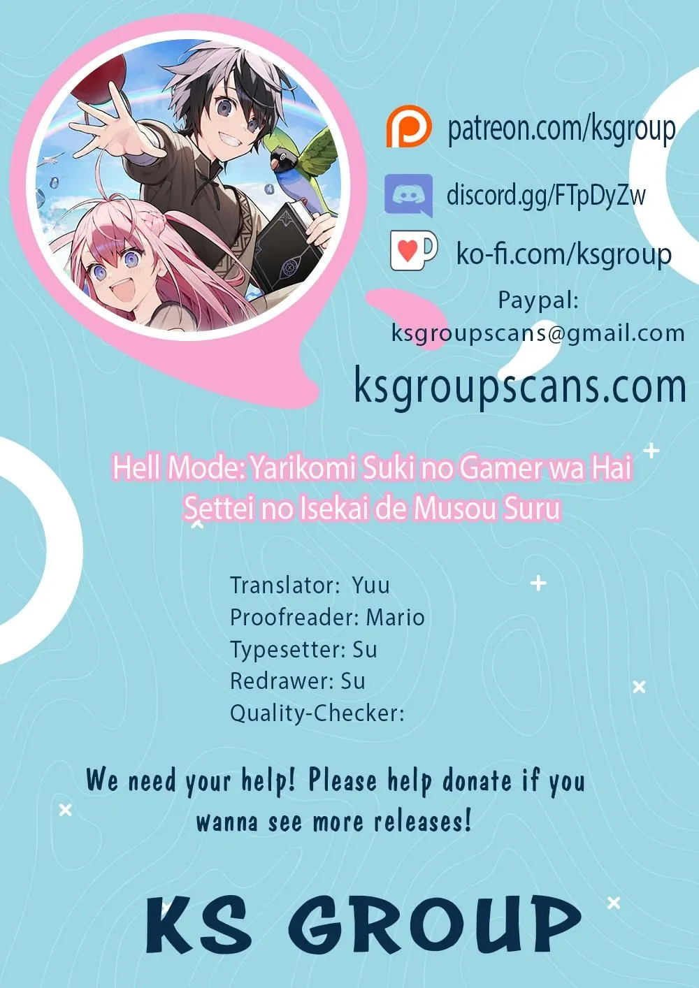 Read Hell Mode ~Yarikomi Suki no Gamer wa Haisettei no Isekai de Musou Suru~ Hajimari no Shoukanshi EN Manga Online