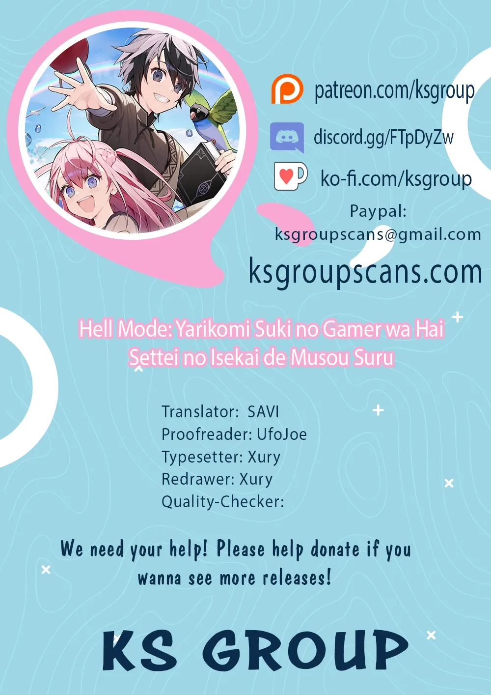 Read Hell Mode ~Yarikomi Suki no Gamer wa Haisettei no Isekai de Musou Suru~ Hajimari no Shoukanshi EN Manga Online
