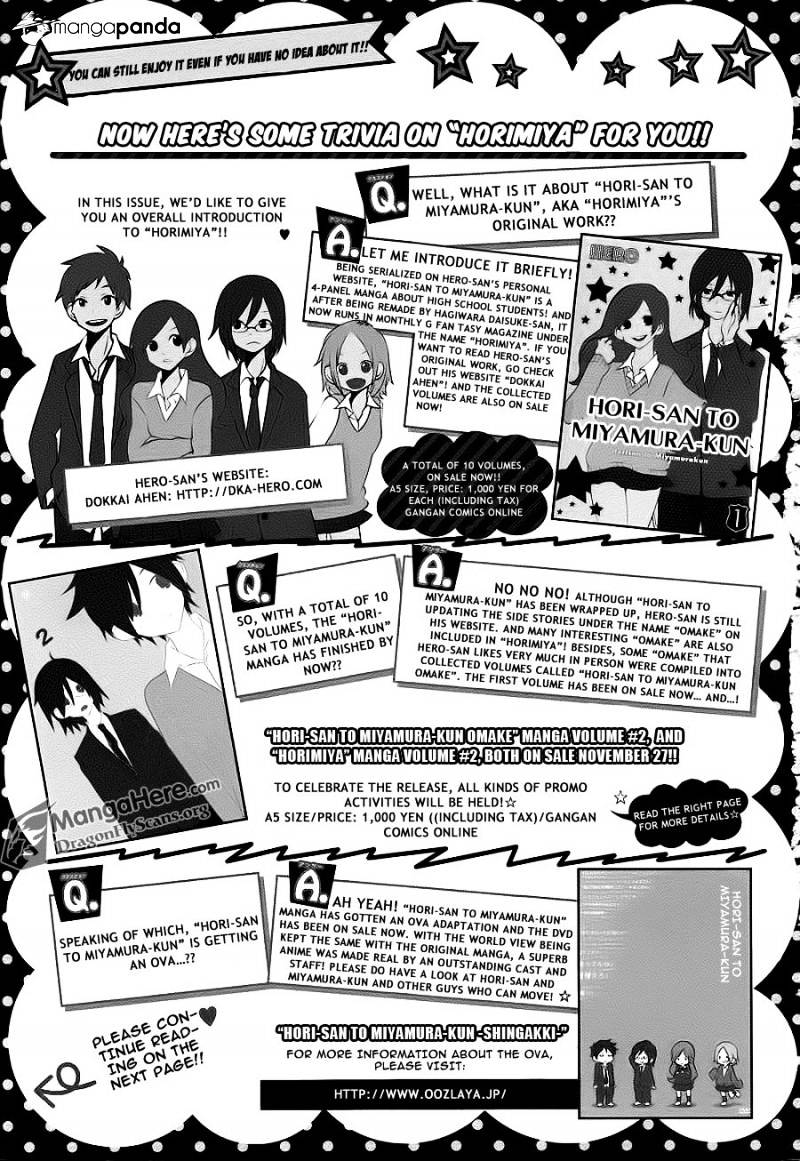 Read Horimiya EN Manga Online