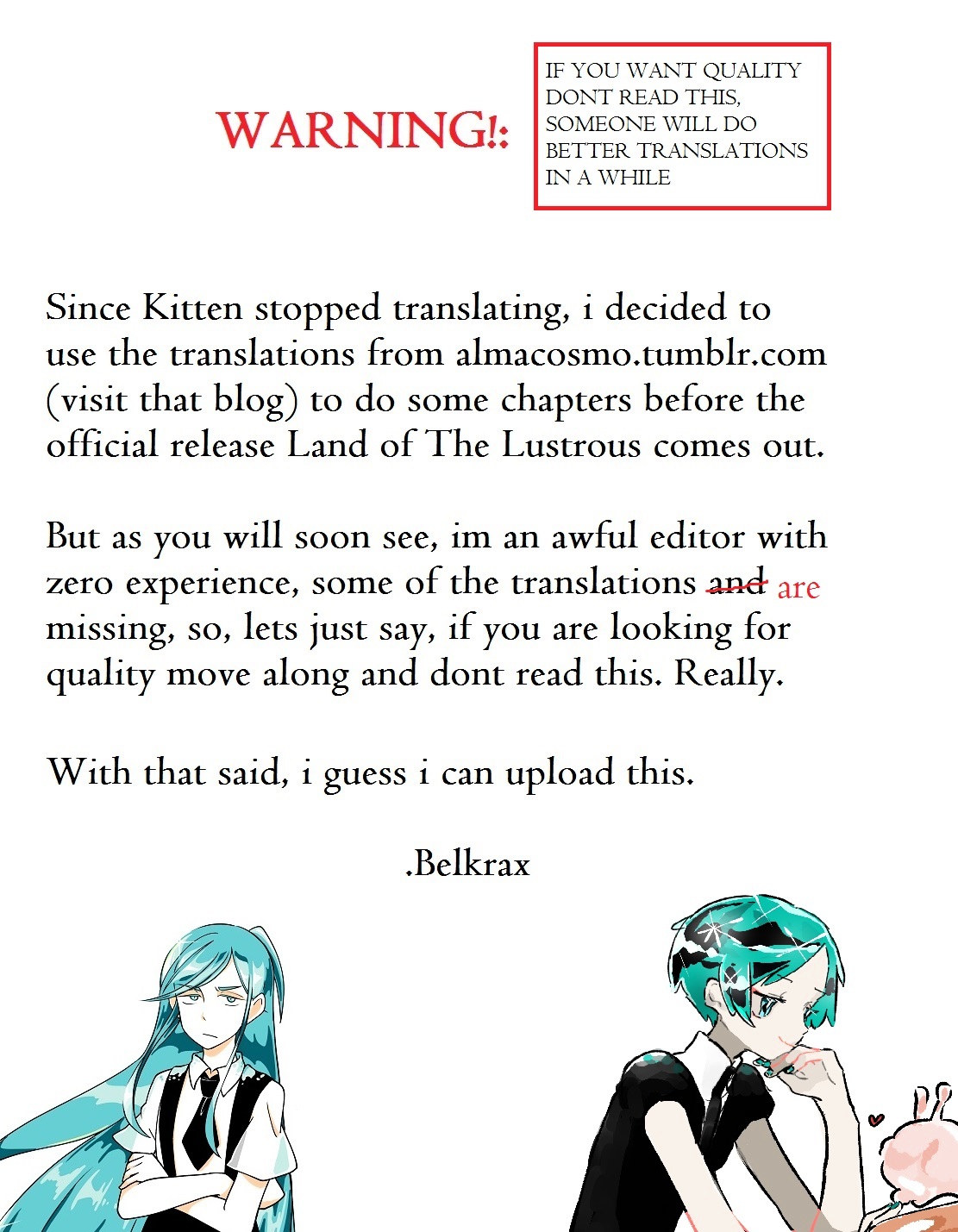 Read Houseki No Kuni EN Manga Online