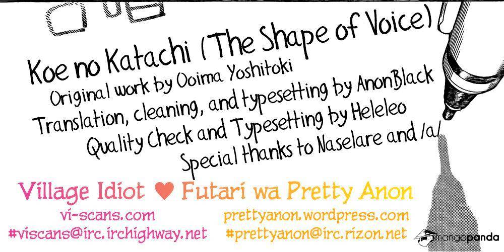 Read Koe no Katachi EN Manga Online