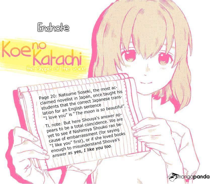 Read Koe no Katachi EN Manga Online
