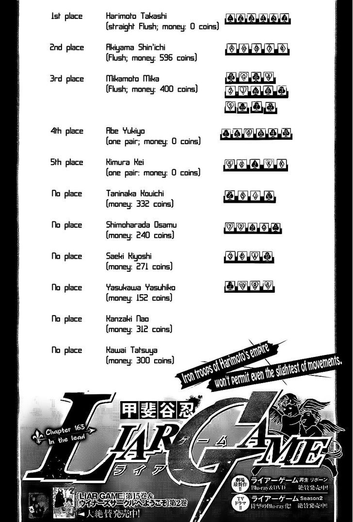 Read Liar Game EN Manga Online