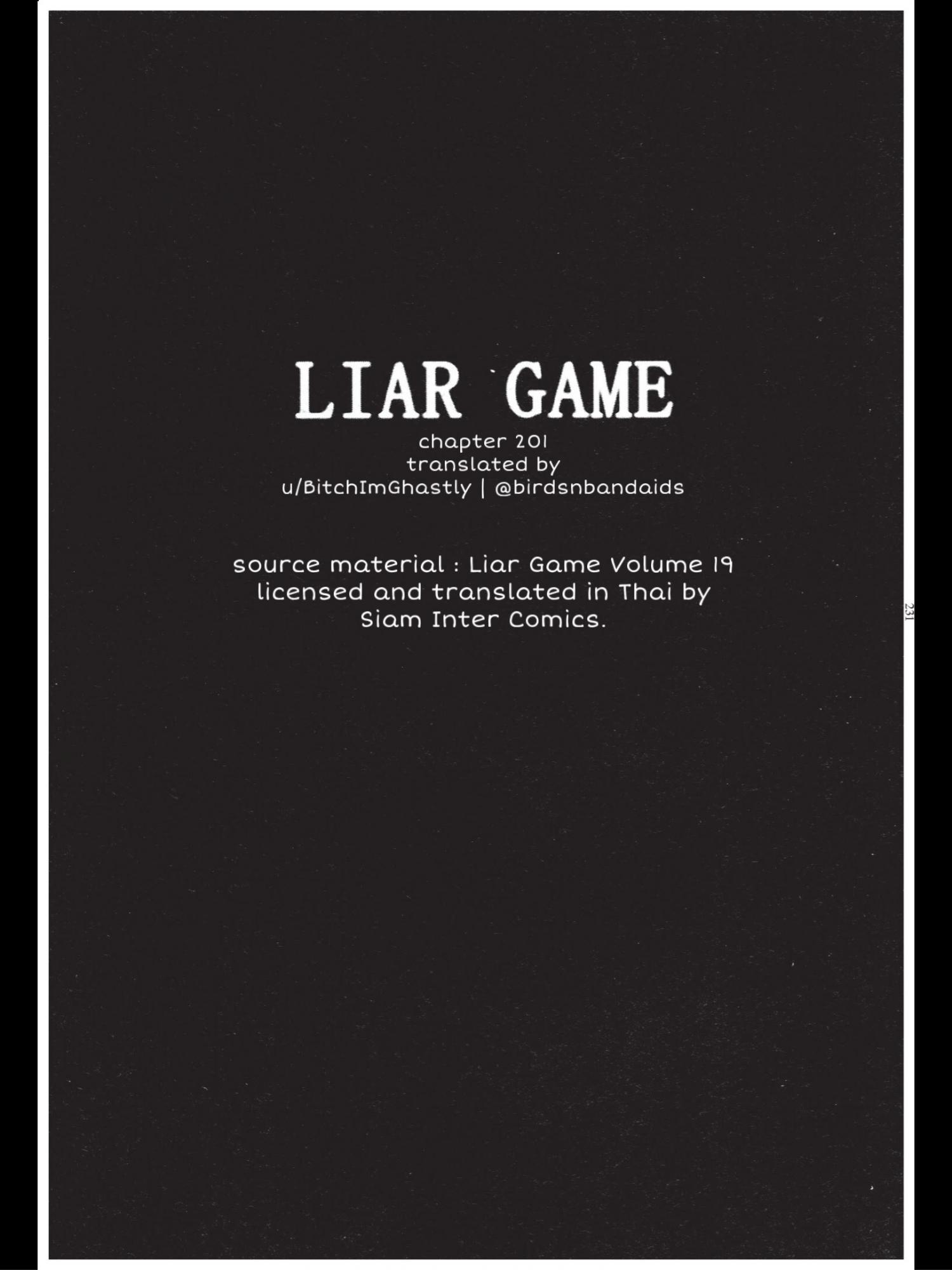 Read Liar Game EN Manga Online