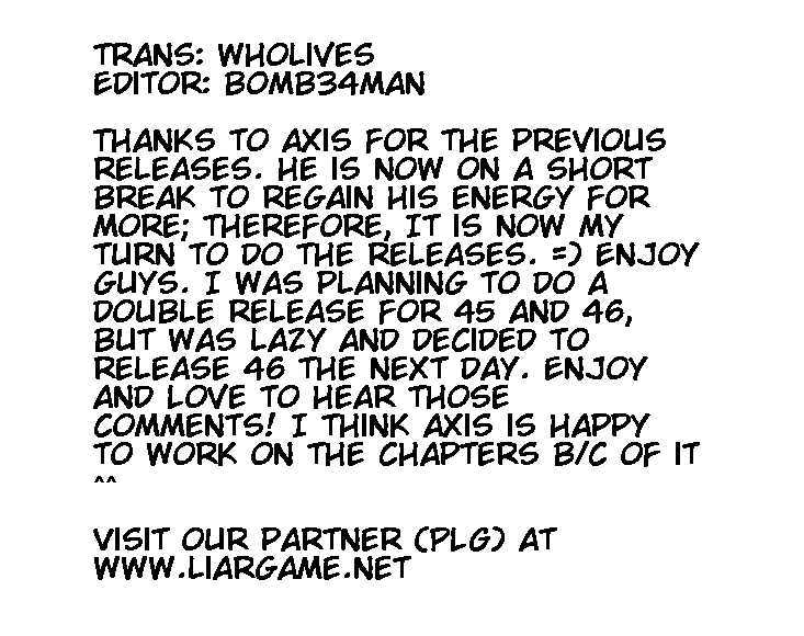 Read Liar Game EN Manga Online