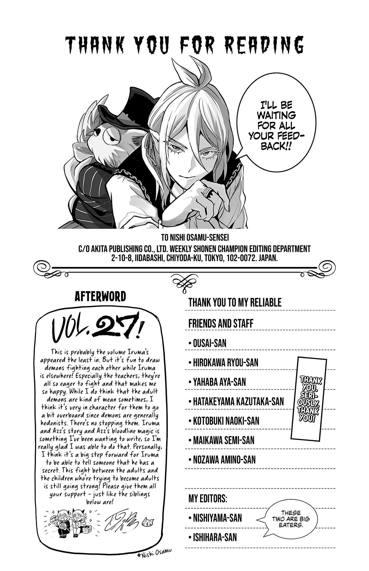 Read Mairimashita! Iruma-Kun EN Manga Online