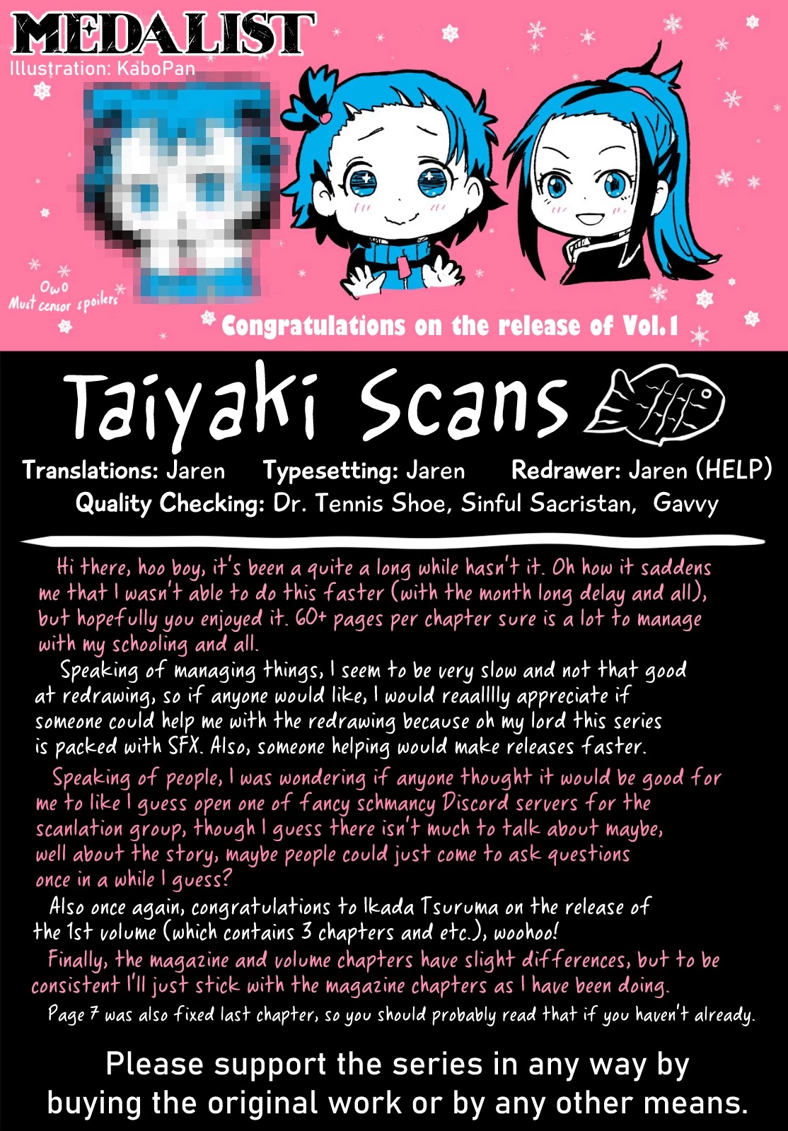 Read Medalist EN Manga Online