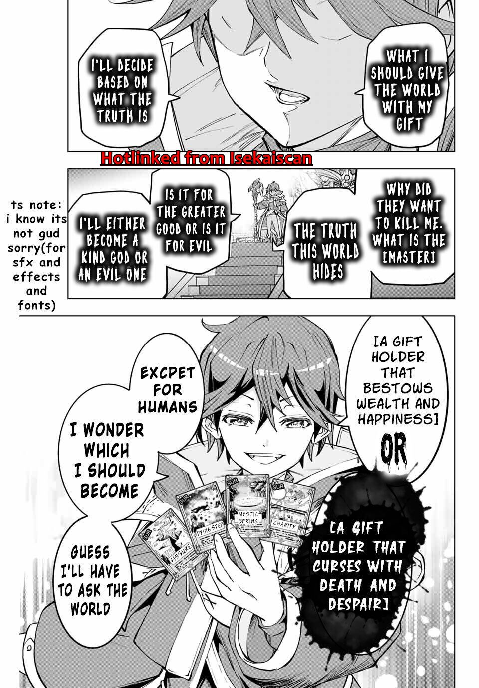 Read My Gift LVL 9999 Unlimited Gacha EN Manga Online