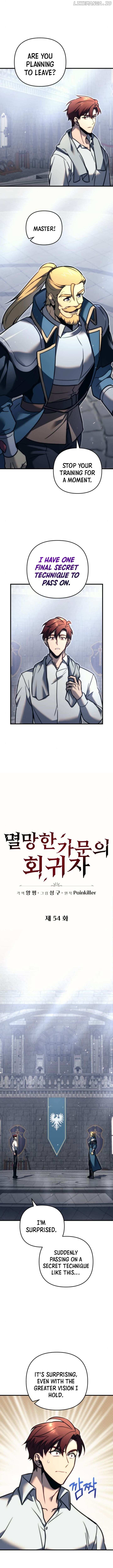 Read Regressor of the Fallen family EN Manga Online
