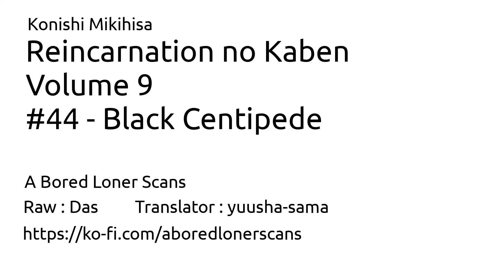 Read Reincarnation no Kaben EN Manga Online