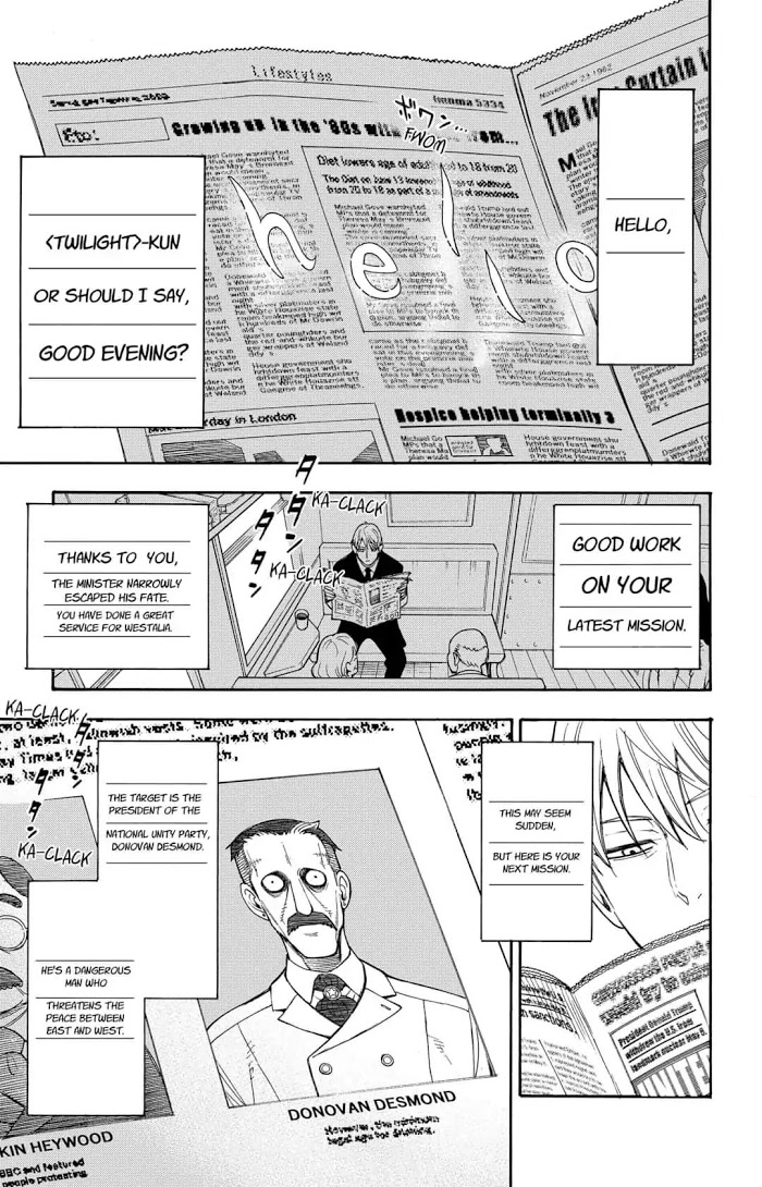 Read SPY x FAMILY EN Manga Online