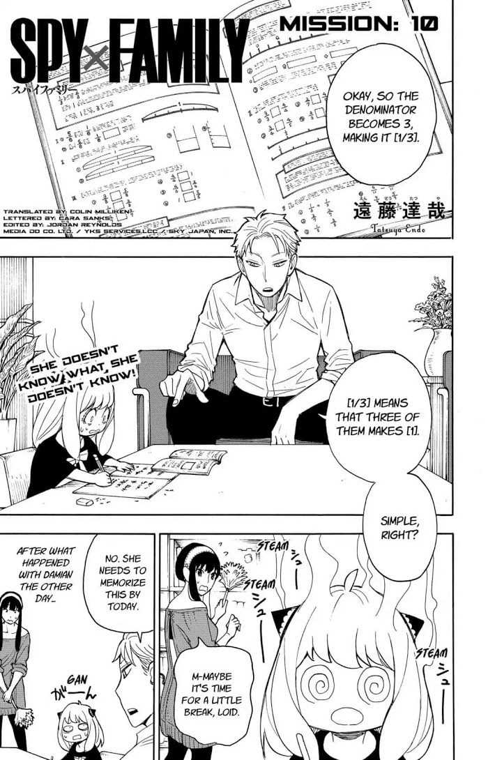 Read SPY x FAMILY EN Manga Online