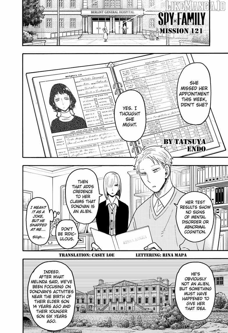 Read SPY x FAMILY EN Manga Online