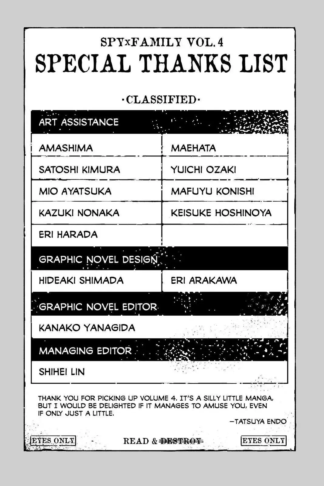 Read SPY x FAMILY EN Manga Online