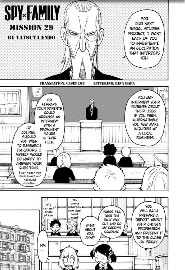Read SPY x FAMILY EN Manga Online