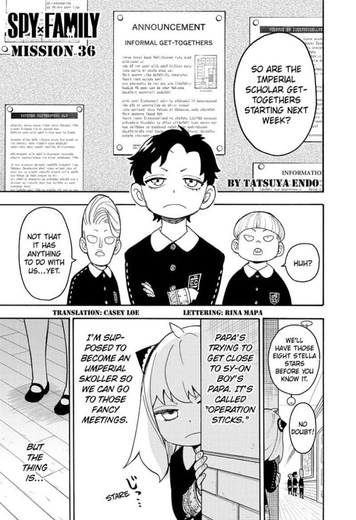 Read SPY x FAMILY EN Manga Online