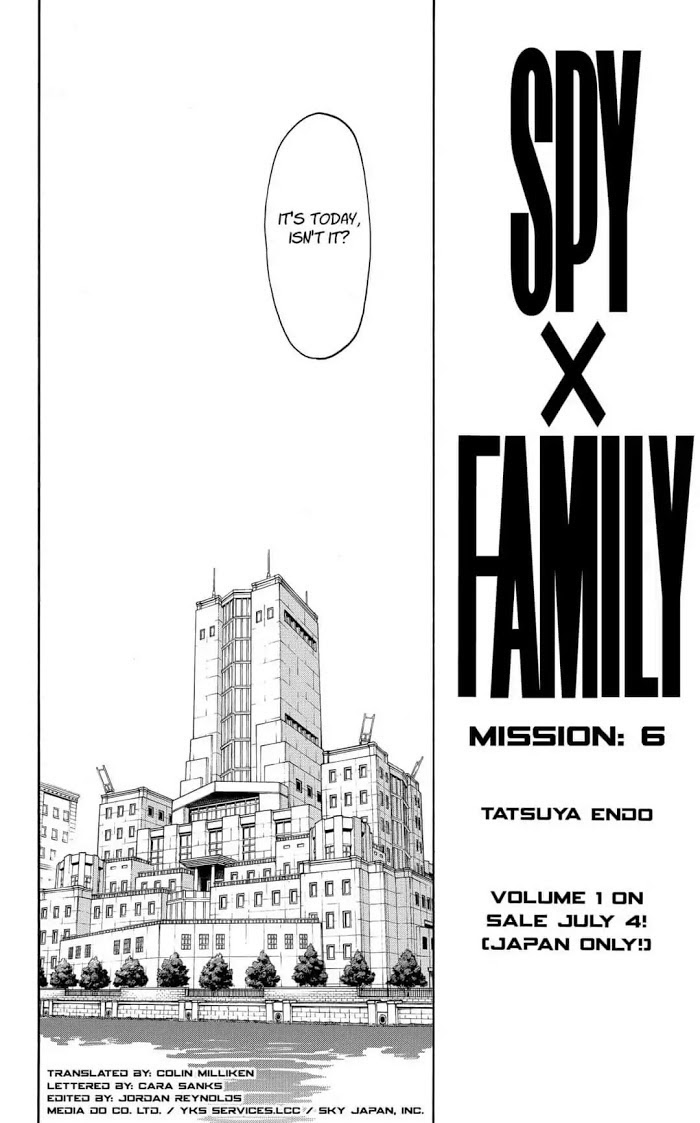 Read SPY x FAMILY EN Manga Online