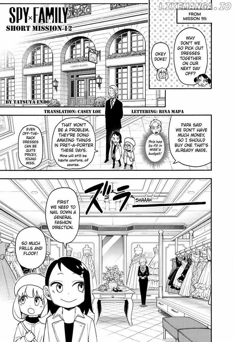 Read SPY x FAMILY EN Manga Online