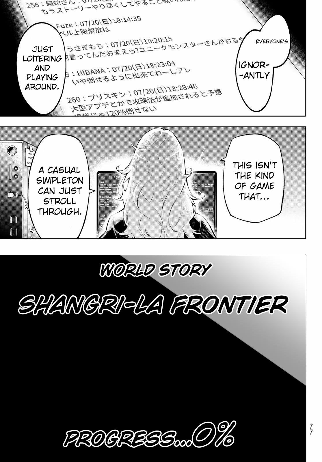 Read Shangri-La Frontier EN Manga Online