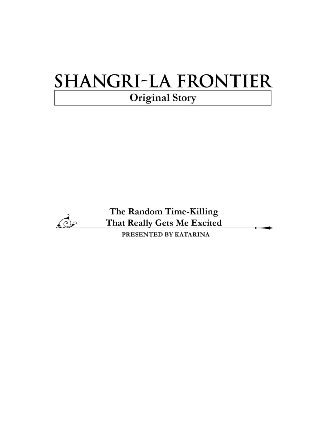 Read Shangri-La Frontier EN Manga Online