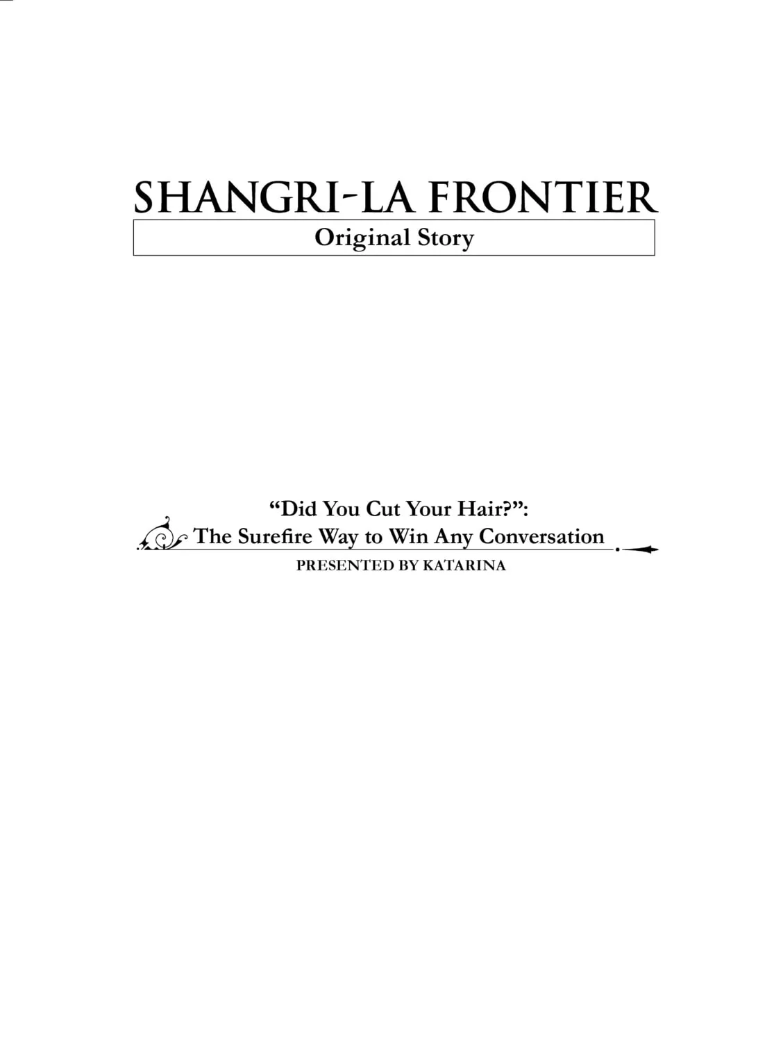 Read Shangri-La Frontier EN Manga Online