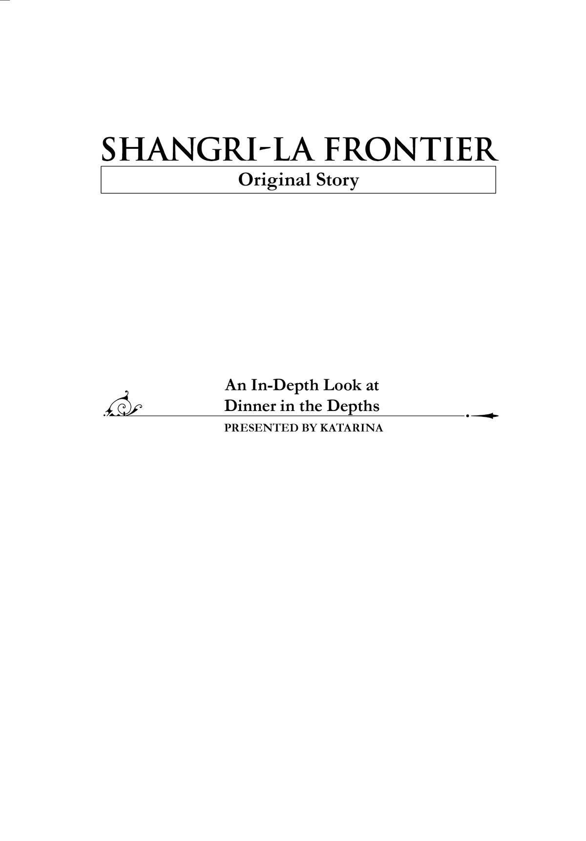 Read Shangri-La Frontier EN Manga Online