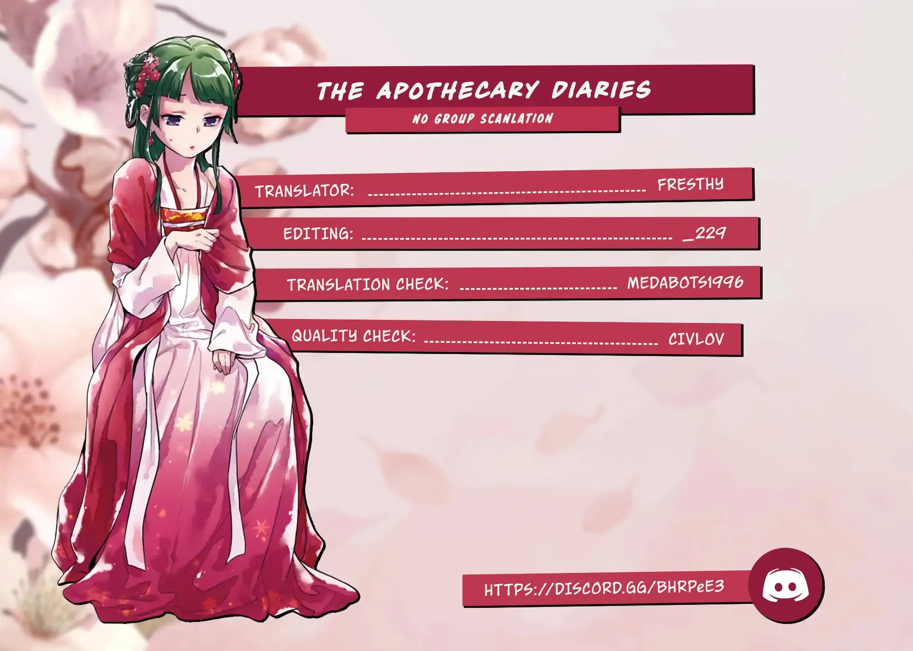 Read The Apothecary Diaries EN Manga Online