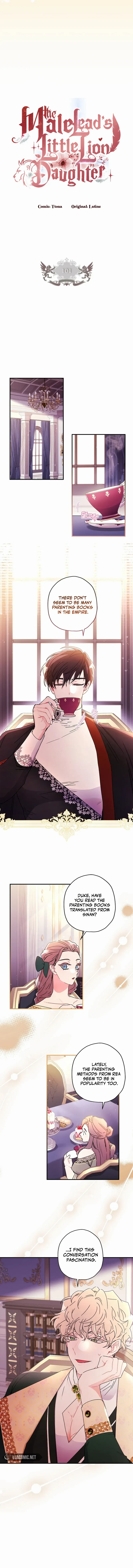 Read The Male Lead's Little Lion Daughter EN Manga Online