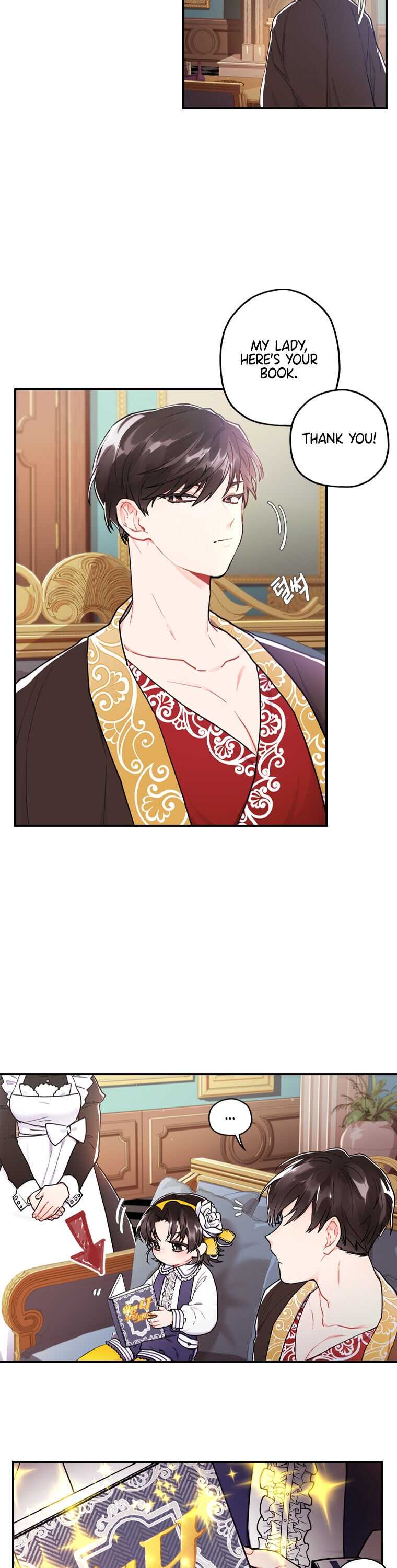 Read The Male Lead's Little Lion Daughter EN Manga Online