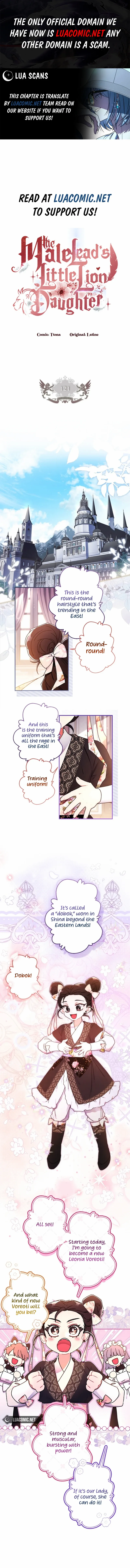 Read The Male Lead's Little Lion Daughter EN Manga Online