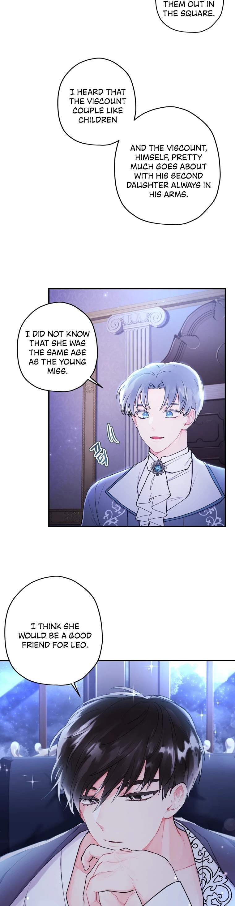 Read The Male Lead's Little Lion Daughter EN Manga Online