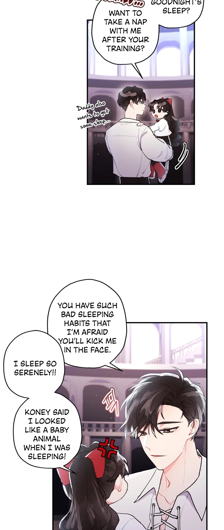 Read The Male Lead's Little Lion Daughter EN Manga Online