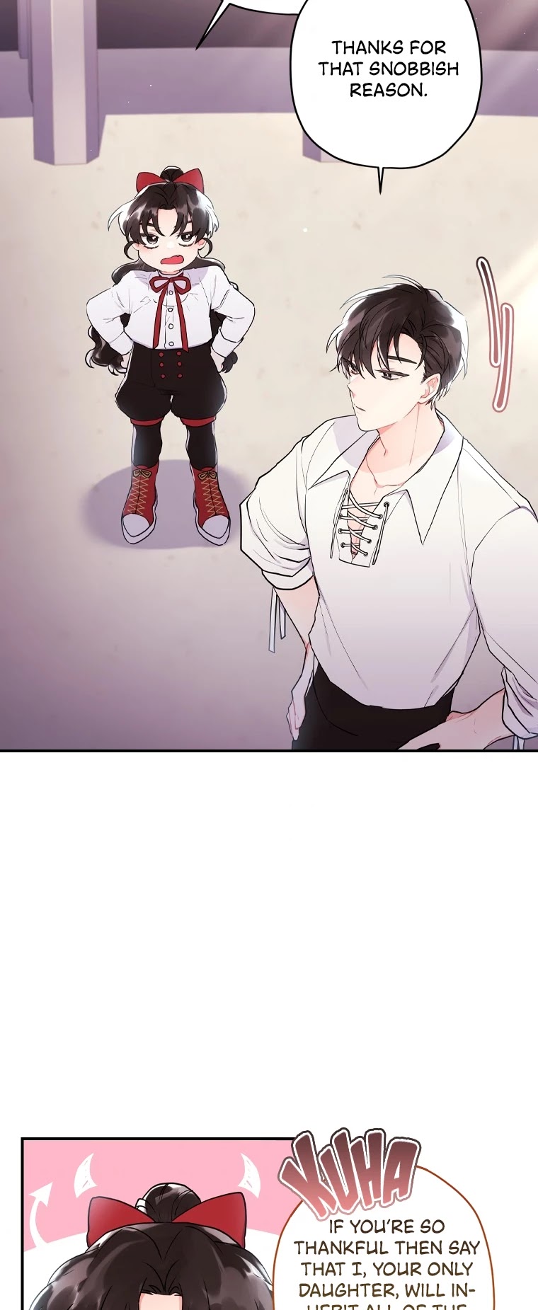 Read The Male Lead's Little Lion Daughter EN Manga Online